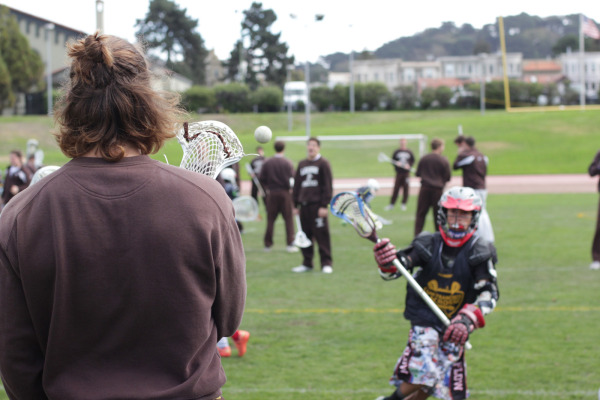 Youth Clinic at 2012 San Francisco Fall Lacrosse Classic Right With Youth Lacrosse