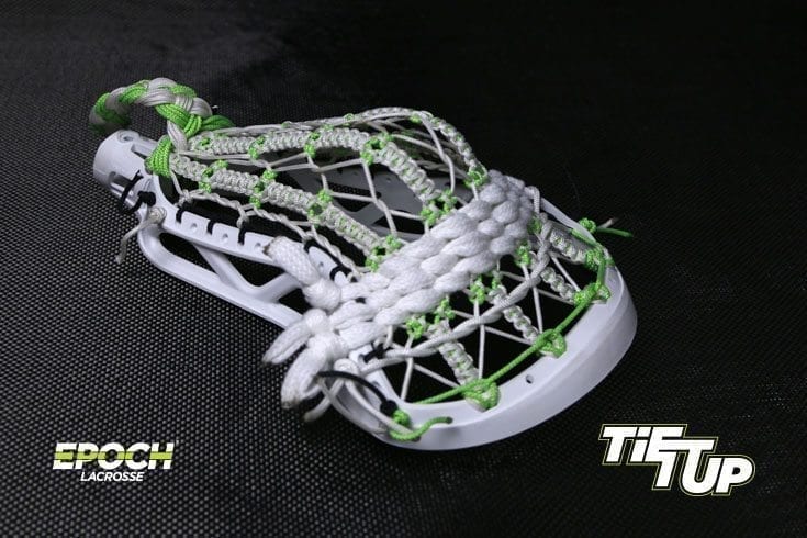 How to string a goalie head with 17 diamond mesh Stringing Lacrosse All Stars